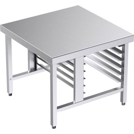 Table de Support pour Four avec 6 glissières Capacité 600 x 400 mm - Distform