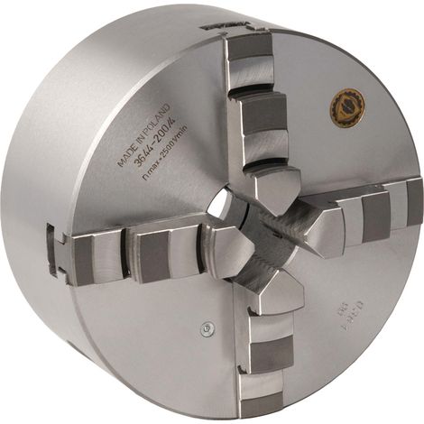 Optimum 3450355 BISON Vierbacken-Drehfutter Guss Camlock, zentrisch spannend Ø (1/2)