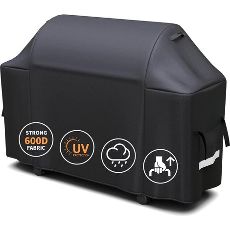 7130 Housse de protection pour barbecue Weber Genesis II 3 brûleurs et Genesis 300 Series et Genesis II LX 300 Series - Robuste et étanche - Résistant à la décoloration - 58 L x 25 W x 44,5 H)