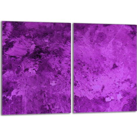 Placa protectora de vidrio para estufa 2x40x52 Morado (1/5)