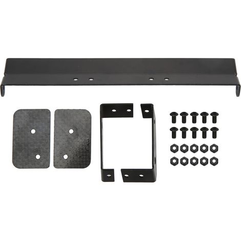 Aileron arrière en alliage d'aluminium pour véhicule radiocommandé 1/10, spoiler pour modèle RC. (1/5)