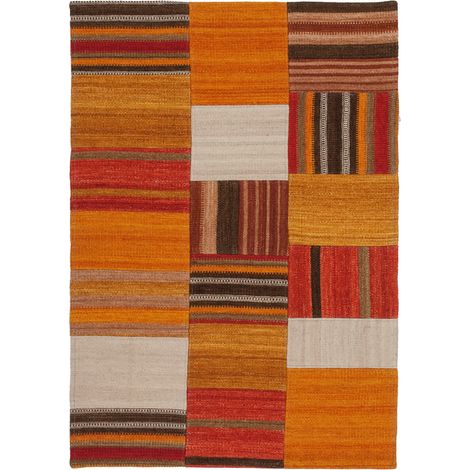 Tappeto Kilim Intenso Terra Multi in Lana e Cotone (1/4)