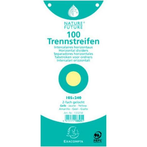 Exacompta 13325B Karteikarte Gelb 100 Stück(e)