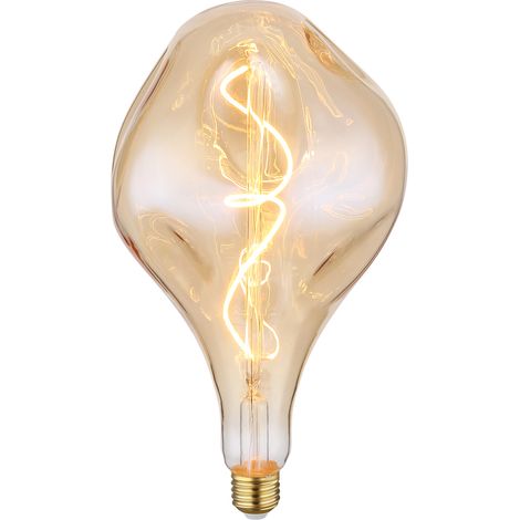 E27 Filament Deko LED - 4 Watt, 220 Lumen, 1800 Kelvin warmweiß - Ø16,5cm
