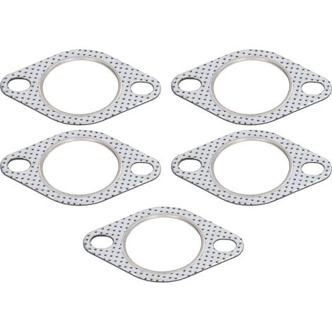 Joint de bride de tuyau d'échappement 2 pouces, 5 pièces, résistance à haute température pour collecteur Turbo, tuyaux de décharge (1/5)