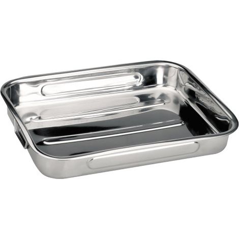 Teglia da arrosto Ibili inox 48 cm manici pieghevoli (1/2)