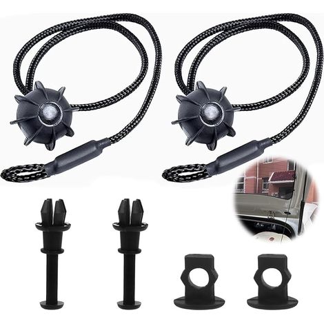2 PCS Bandes de Maintien Universelles pour Le Coffre de la Voiture Cordons pour étagères Arrière de Voiture Sangle de Maintien pour étagères de Colis de Voiture pour W Golf 6 5 4 MK6 MK5 GTI R20 51cm