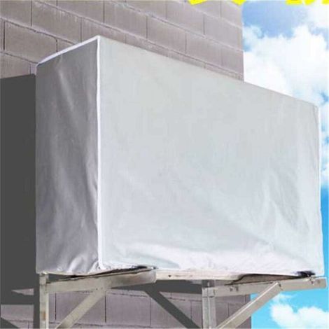 Extérieur Housse Climatisation Imperméable à L'eau De Nettoyage Anti-Neige Couvercle (94x40x73cm) (1/3)