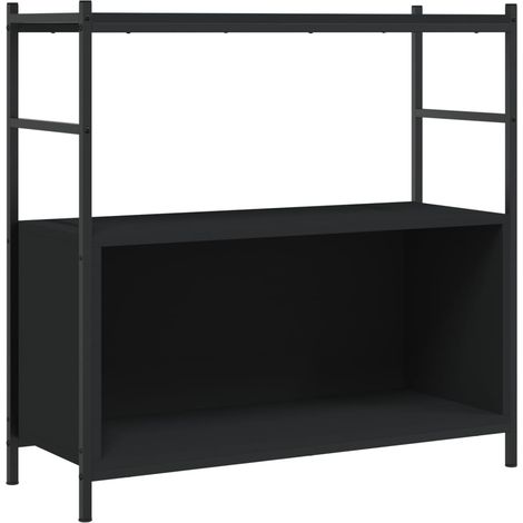 Maison Exclusive - Bücherregal Schwarz 80x30x78,5 cm Holzwerkstof