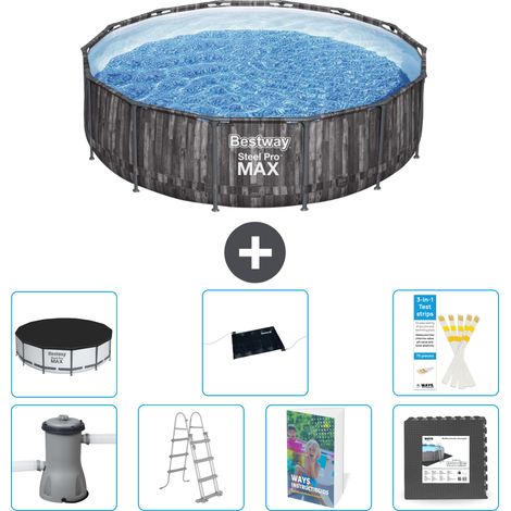 Bestway Piscina Bestway Steel Pro MAX Rotonda - 427x107 cm - 8-pezzi  S543