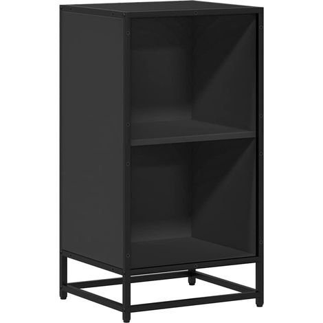Maison Exclusive - Estantería madera ingeniería negra 40x35x76 cm