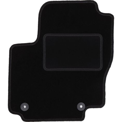 Tapis de sol conducteur en velours noir pour : Ford Mondeo MK4 liftback, berline, break (2012-2014)