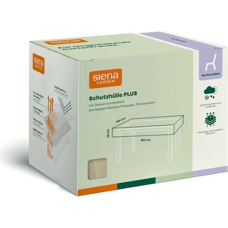 Siena Garden Tischhülle 180x110xH15 Schutzhülle Abdeckhaube Abdeckplane