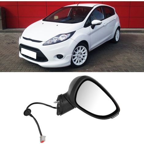 Rétroviseur extérieur droit côté conducteur avec clignotant intégré, compatible avec Ford Fiesta MK7 2008-2012 (1/5)