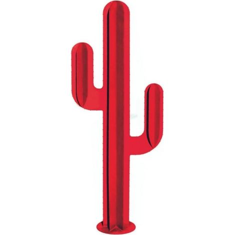 Jardinex – Cactus métal 3 branches H:170 cm – Sculpture en acier soudé – Résistant aux intempéries et UV – Socle pré-percé pour fixation
