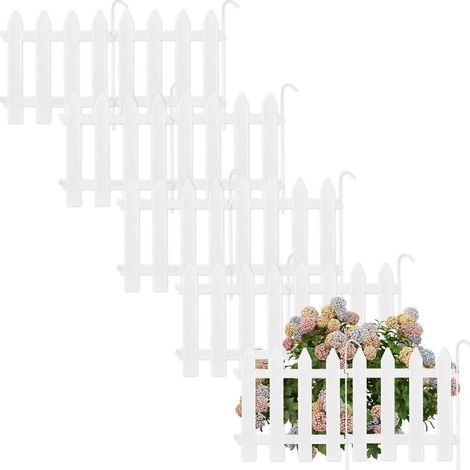 Vallas de jardín únicas: soportes de borde decorativos y resistentes a la intemperie