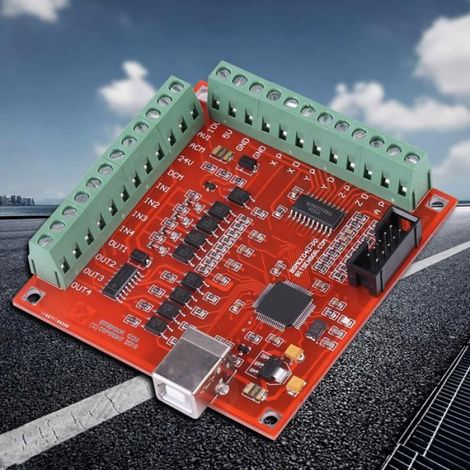 1 Carte de contrôle mouvement MACH3 USB 4 axes 100KHz pour moteur pas à pas servo projet CNC (1/4)