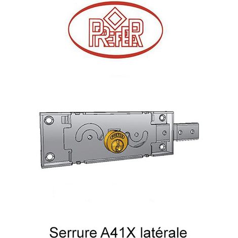 SERRATURA SERRANDA APPLICARE A412 PREFER (1/2)