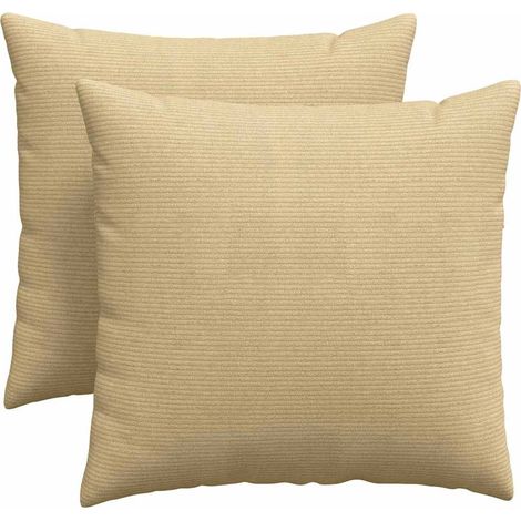 Maison Exclusive - Sofakissen 2 Stück Grau-Grün 45 x 45 cm Cordst