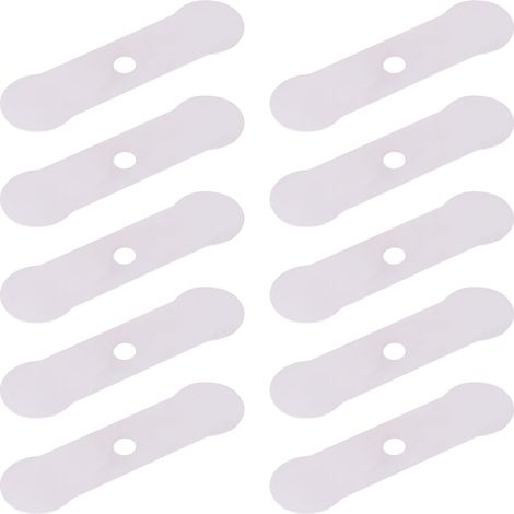 10 plaques de soupape pour compresseur d'air silencieux et sans huile, accessoires de rechange en aluminium (plaque de soupape longue 14 x 50 mm) (1/5)