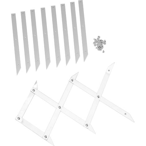 Outil de centrage en acier inoxydable, détecteur à 7 points mesurant l'écartement égal pour le travail du bois et le soudage de tuyaux métalliques. (1/5)