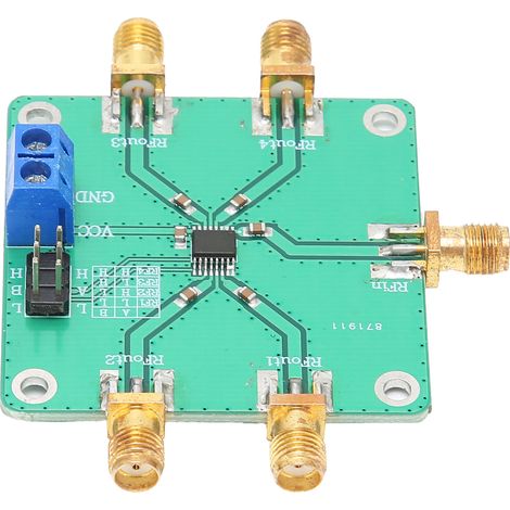 Module RF Industriel 4 Canaux Unipolaire, Alimentation 5V DC, Bande 10-3500MHz (1/5)