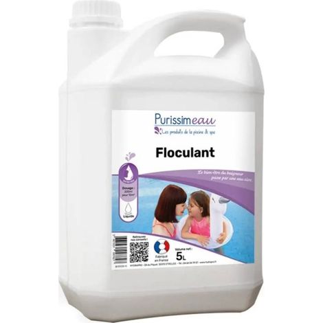 PURISSIMEAU - Floculant liquide pour piscine - 5L (1/2)