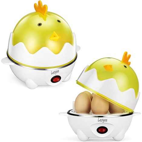 Cuiseur à oeufs Cuiseur à oeufs électrique Cuiseur à oeufs cuit rapide avec arrêt automatique - Capacité de 7 oeufs avec tasse à mesurer (1/5)