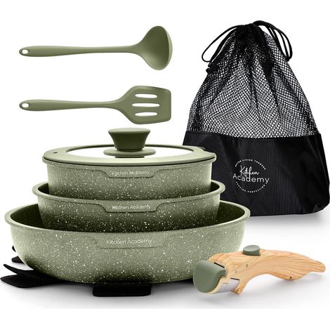 10 x Induction Cookware with Removable Handle (1/5)