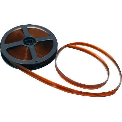 Bande adhésive marron pour bordures décoratives de sols, murs et plafonds (1/4)