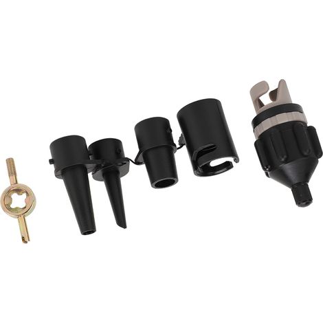 Embouts de rechange en nylon étanches pour pompe à air, compatibles avec matelas pneumatiques, bouées et piscines gonflables. (1/5)