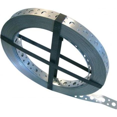 ING Befestigungen Lochband Stahl verzinkt 12x0,8mm 10m