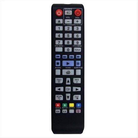 Télécommande De Remplacement - Pour Lecteur Blu Ray Samsung BD-F5700 BD-J5900 BD-J5100 - Compatible AK59-00177A - 1 Pièce