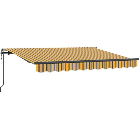 Maison Exclusive - Tenda Retrattile Giallo 350 x 200 cm Tessuto