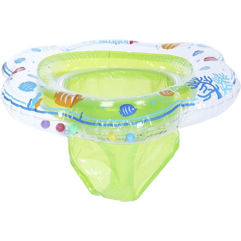 Flotador inflable, PVC no tóxico, cámaras de aire seguras, asiento para bebé, para piscina de verano (1/5)