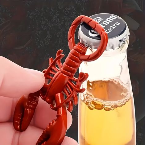 1 ouvre-bouteille en alliage durable en forme de homard - parfait pour la bière et les sodas. (1/5)