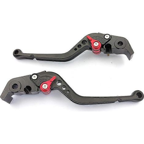 Levier de frein, d'embrayage et de klaxon modifié pour motos Ducati 937 MONSTER/Plus (rouge) (1/5)