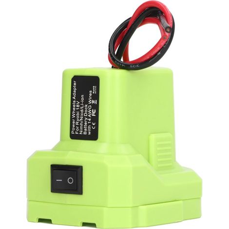 Adaptateur de batterie au lithium 14AWG Convertisseur d'outils de fil pour Ryobi 18V One + Series (1/5)