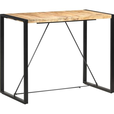 Teenpull – Bartisch 140 x 70 x 110 cm Massivholz Mango (1/5)