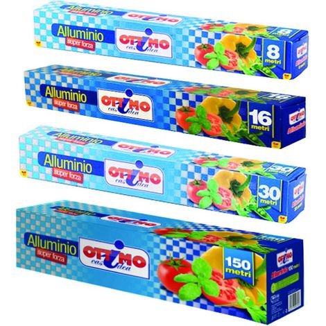 Alluminio in rotolo - Specifiche: mt.8, larghezza mm.280 - 24 pz
