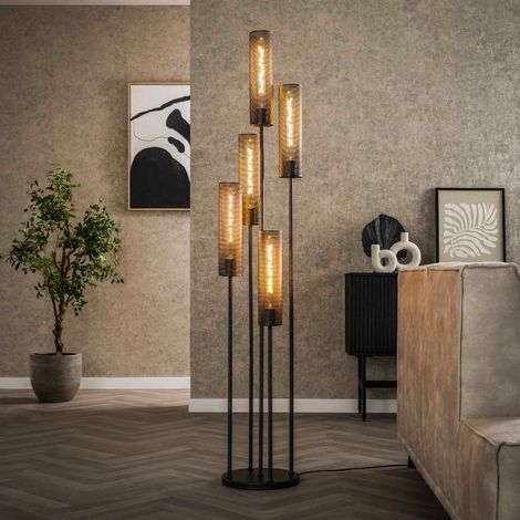 Lampadaire design en métal 5 lampes TEO (1/5)