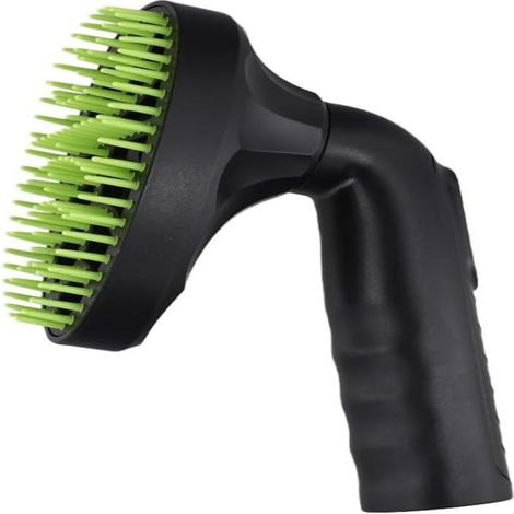 Brosse de toilettage pour chats et chiens avec embout aspirateur, taille universelle 32 mm, élimine les poils morts (1/5)