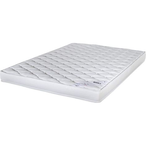 Matelas 140x190 Marly - Mousse - Hauteur 15 cm - 3 zones - Soutien ferme (1/5)