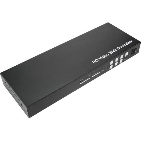 BeMatik - Vidéowall matrice vidéo 4 écrans 2x2 1x4 4x1 HDMI CVBS VGA USB extensible (1/5)