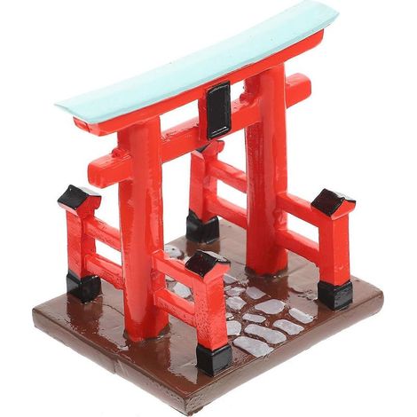 Miniatur-Torii-Tor aus japanischem Kunstharz, dekorative Figur, Mini-Torii-Tor, Mini-Haustor (1/5)