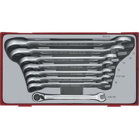 Clé à cliquet Teng Tools TT6508R 8 unités (1/2)