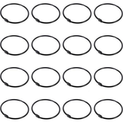 Iron Flexible Shower Curtain Rings 24 Rust Resistant and