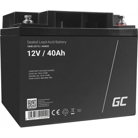 GREEN CELL GEL-BATTERIE AGM22 12V 40AH