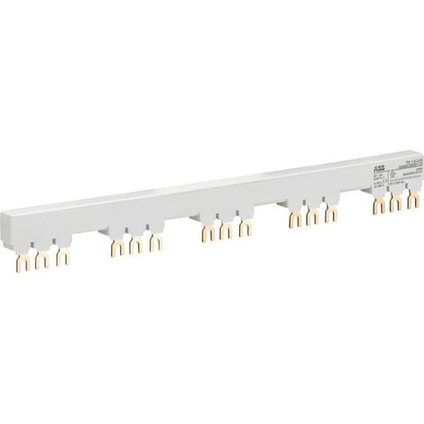 Peigne d'alimentation 65A Max pour 5 MS116-MS/MO132 avec 2 contacts auxilliaires 1SAM201906R1125 ABB H440079