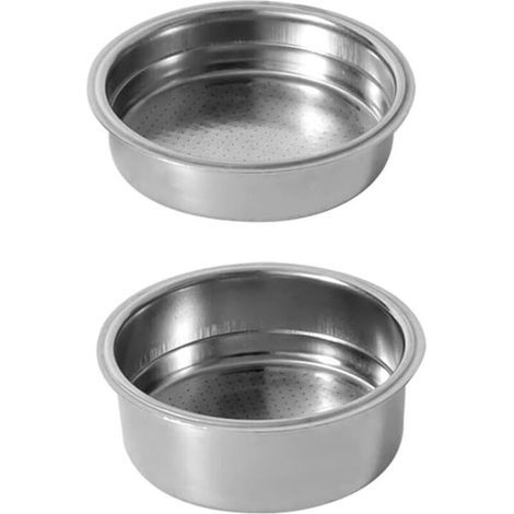 Pieces 51mm Stainless Steel Pressurized Coffee Machine Filter Basket Powder Basket Coffee Bottom Filter Holder (1/5)